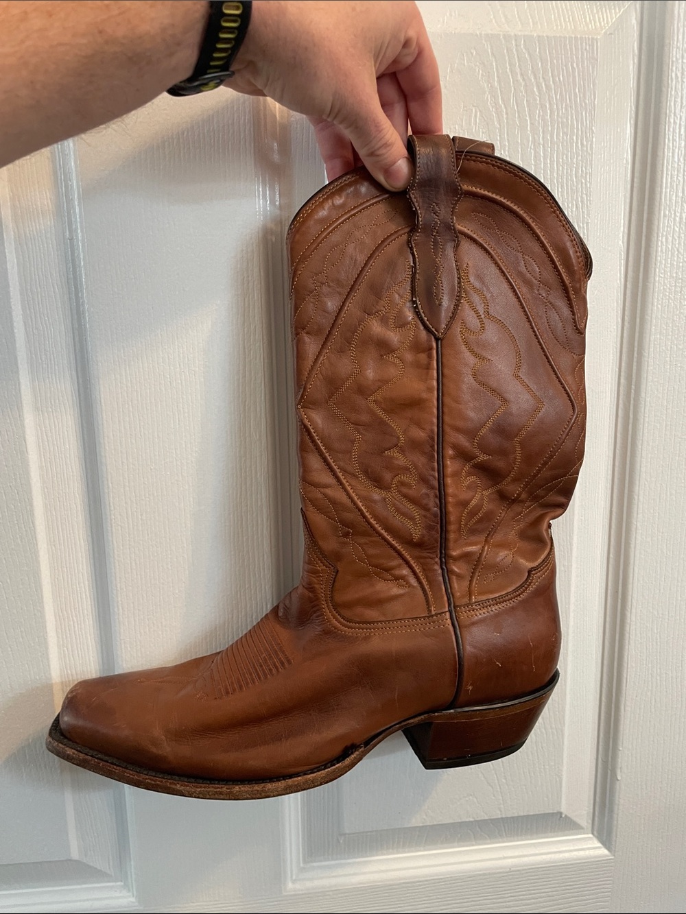 Tony Lama leather boots men’s 10.5